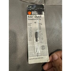 Black & Decker 5/32 Clutch Screwdriver Bit Tip 71-368 for RV Mobile Home NEW